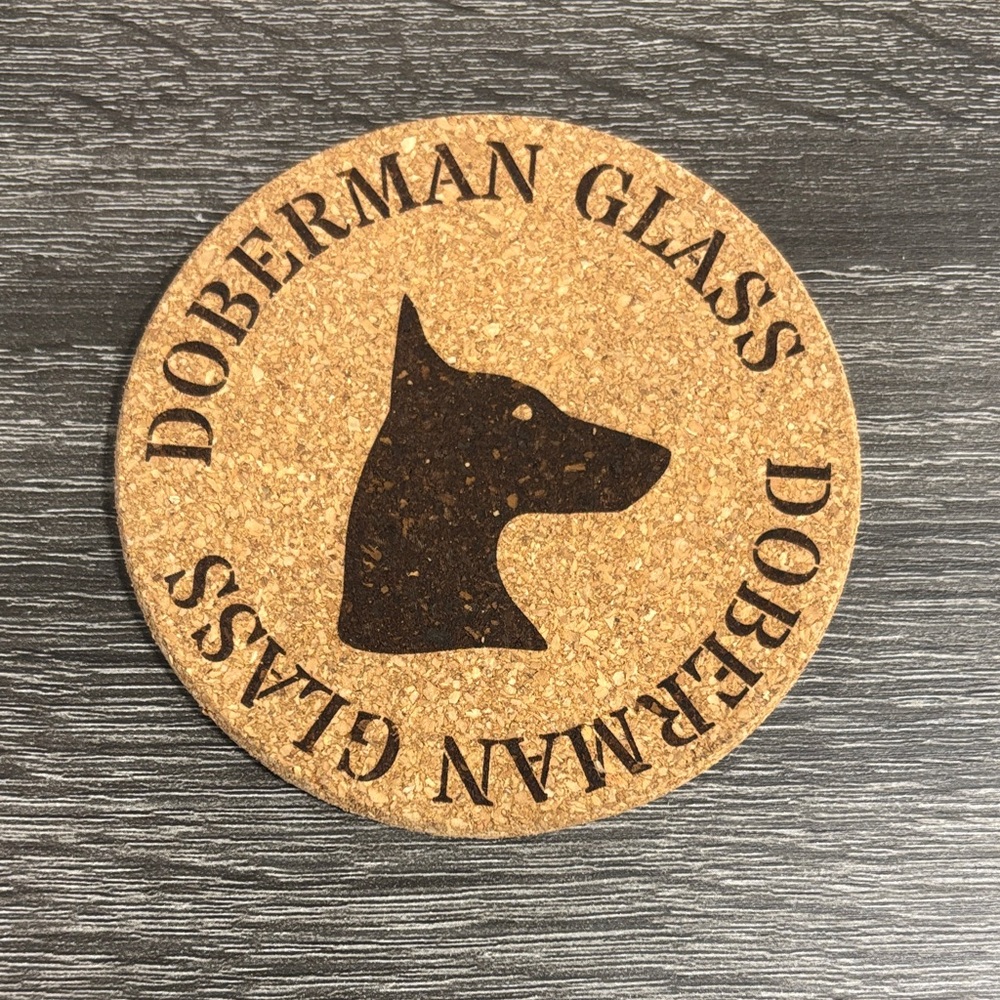 Home Basics Brown Cork Coaster